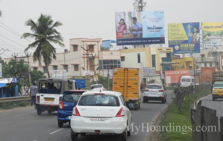 How to Book Hoardings in Vanagaram Chennai, Best outdoor advertising company Chennai